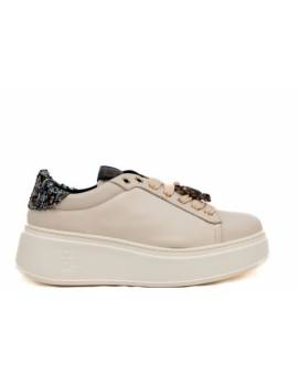GIO PIU' SNEAKERS  PANNA CON TAL.BOUCLE'
