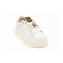 GIO PIU' SNEAKERS BIANCA CON FIORE ORO