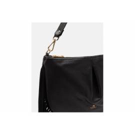 CUOIERIA FIRENTINA POUCH FRANGE NERO