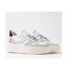 D.A.T.E. COURT PLATFORM WHITE LEOPARD