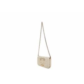 LOVE MOSCHINO TRACOLLA AVORIO CON CATENA