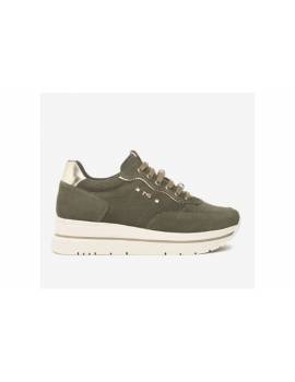 NERO GIARDINI SNEAKERS CAM.VERDE