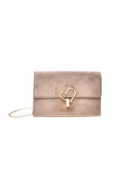 LOVE MOSCHINO TRACOLLINA CAMOSCIO SABBIA