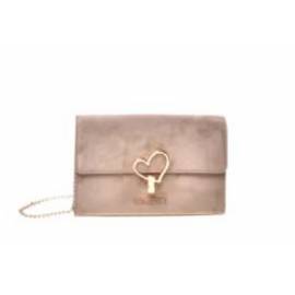 LOVE MOSCHINO TRACOLLINA CAMOSCIO SABBIA