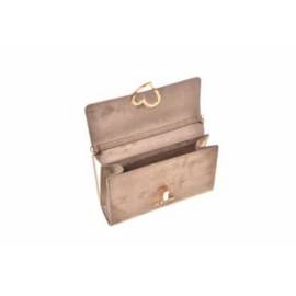 LOVE MOSCHINO TRACOLLINA CAMOSCIO SABBIA
