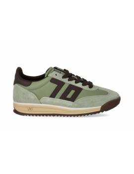 BACK 70 SNEAKERS RANNING VERDE E MARRONE