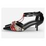 CHANTAL DECOLLETE' PITONE E ROSSO