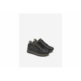 NERO GIARDINI SNEAKERS NERO  CON GLITTER