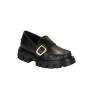 LOVE MOSCHINO MOCASSINO CON FIBBIA ORO