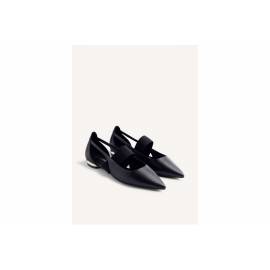 GIOSEPPO BALLERINA NERA CON ELESTICO