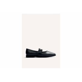 GIOSEPPO BALLERINA IN GOMMA NERA CON FIB