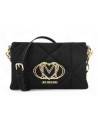 LOVE MOSCNINO POCHETTE CON TRACOLLA NERO