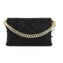 LOVE MOSCNINO POCHETTE CON TRACOLLA NERO