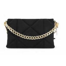 LOVE MOSCNINO POCHETTE CON TRACOLLA NERO