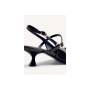 GIOSEPPO SLINGBACK VERNICE NERO