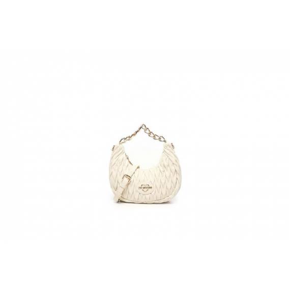 LOVE MOSCHINO MEZZA LUNA PICCOLA AVORIO