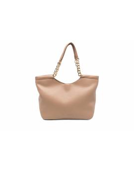 LOVE MOSCHINO SHOPPING BEIGE CON LOGO