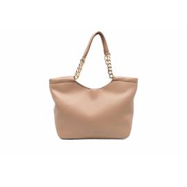 LOVE MOSCHINO SHOPPING BEIGE CON LOGO