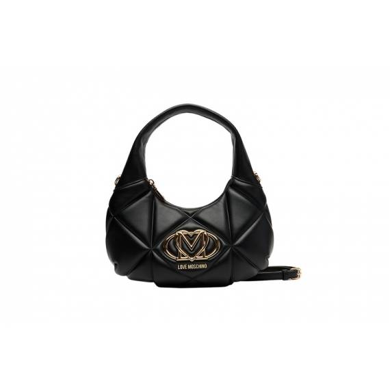 LOVE MOSCHINO TRACOLLA OVALE NERO