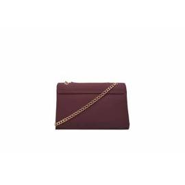 LOVE MOSCHINO TRACOLLA BORDEAUX LOGO ORO