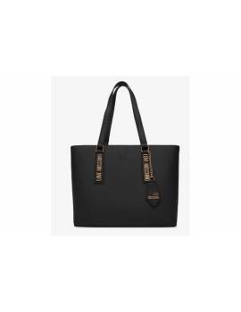 LOVE MOSCHINO SHOPPING VERA PELLA NERA