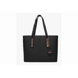 LOVE MOSCHINO SHOPPING VERA PELLA NERA