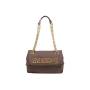 LOVE MOSCHINO TRACOLLA MARRONE CON LOGO