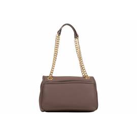 LOVE MOSCHINO TRACOLLA MARRONE CON LOGO