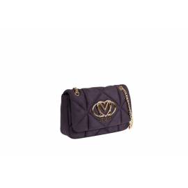 LOVE MOSCHINO TRACOLLA VIOLA IN CAMOSCIO