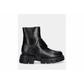 LOVE MOSCHINO BEATLES NERO CON FIOCCO