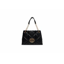LOVE MOSCHINO SHOPPING TRAPUNTATO NERO