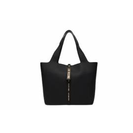 LOVE MOSCHINO SHOPPER NERA CON LOGO