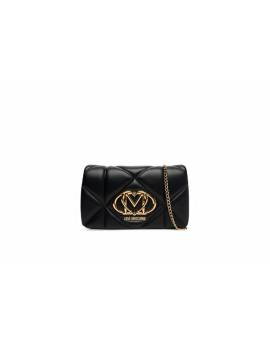 LOVE MOSCHINO TRACOLLINA EMBOSSED NERO