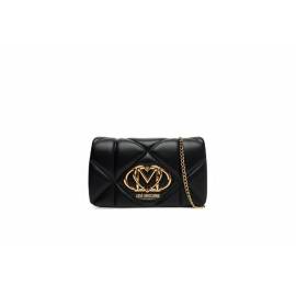 LOVE MOSCHINO TRACOLLINA EMBOSSED NERO