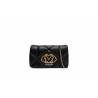 LOVE MOSCHINO TRACOLLINA EMBOSSED NERO