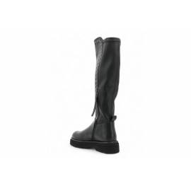 GIO PIU' STIVALE STRECH NERO CON BORCHIE