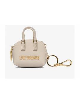 LOVE MOSCHINO PORTACHIAVI BORSETTA AVORI