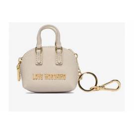 LOVE MOSCHINO PORTACHIAVI BORSETTA AVORI