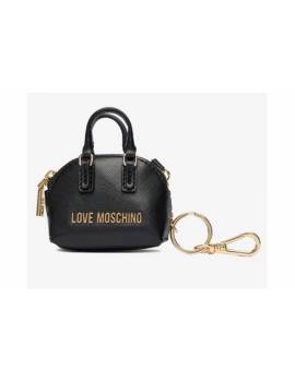 LOVE MOSCHINO PORTACHIAVI BORSETTA NERO