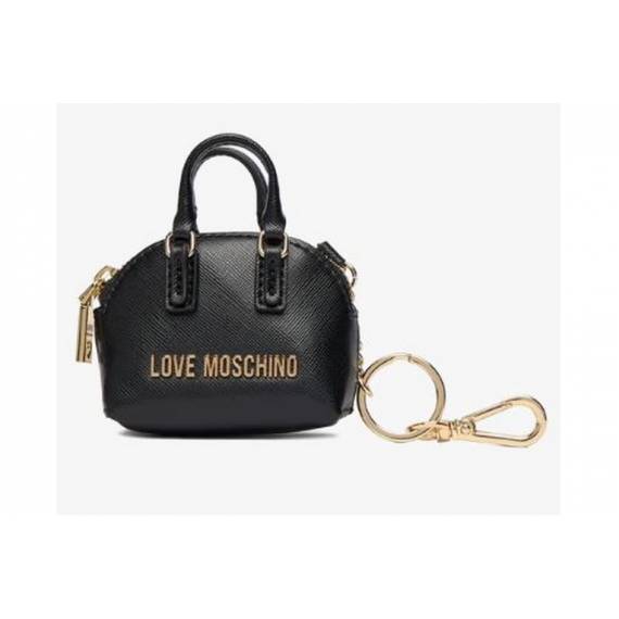 LOVE MOSCHINO PORTACHIAVI BORSETTA NERO