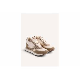 GIOSEPPO SNEAKERS TAUPE E PITONE