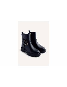 GIOSEPPO BIKER BASSO IN PELLE CON FIBBIE