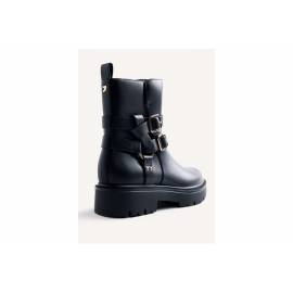 GIOSEPPO BIKER BASSO IN PELLE CON FIBBIE