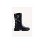 GIOSEPPO BIKER PELLE NERO CON FIBBIE ORO