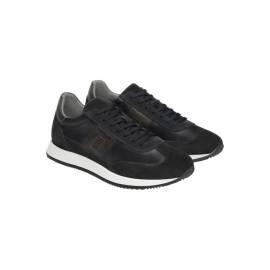 NERO GIARDINI SNEAKERS CAMOSCIO BLU