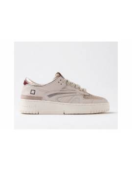 D.A.T.E SNEAKERS TORNEO AVORIO SHINY