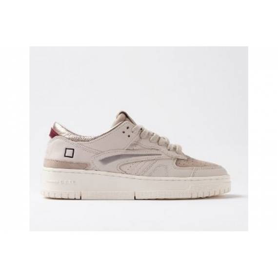 D.A.T.E SNEAKERS TORNEO AVORIO SHINY