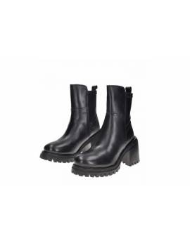 GIO PIU' STIVALETTO NERO IN PELLE T.70