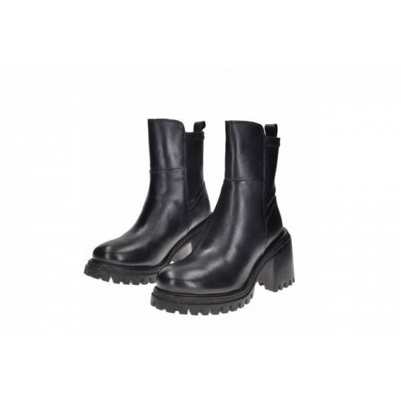 GIO PIU' STIVALETTO NERO IN PELLE T.70