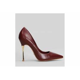 CARRANO DECOLLETE' BORDEAUX TACCO ORO